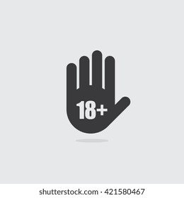 Over 18 Icon