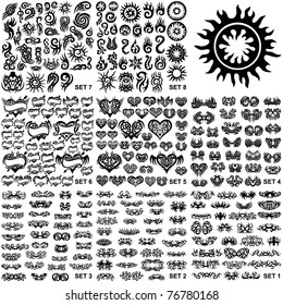 Over 200 tribal tattoos. Set 1-8
