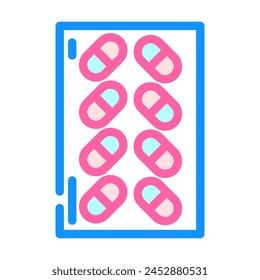 over counter otc medications color icon vector. over counter otc medications sign. isolated symbol illustration