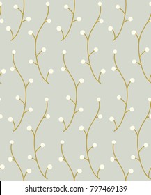 Over The Garden Wall is a hand drawn pattern inspired by stories of the English country side. Perfect for textiles,  stationery, package and other surface design projects.