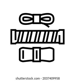 over grips tennis accessory line icon vector. over grips tennis accessory sign. isolated contour symbol black illustration