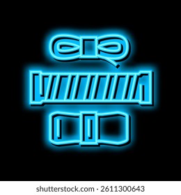 over grips tennis accessory neon light sign vector. over grips tennis accessory illustration