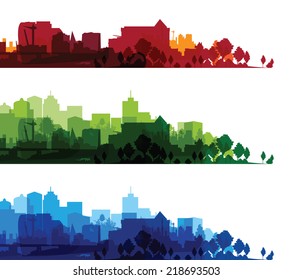 over print cityscapes