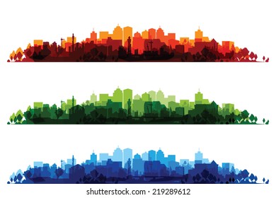 over print cityscapes