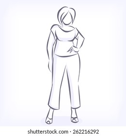 Body Silhouette Plus Size Images Stock Photos Vectors Shutterstock