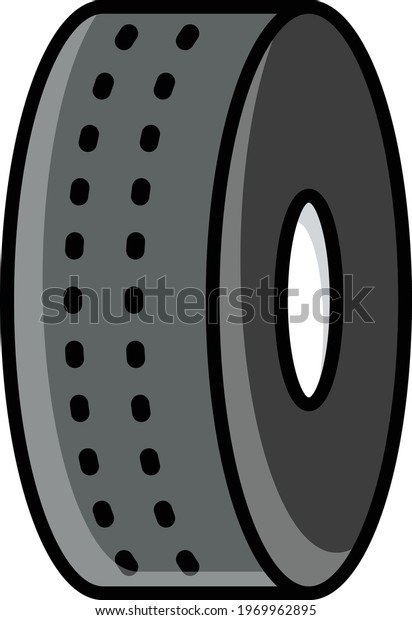  Over And Underinflation Wear Tire Concept,\
Air Pressure Under Inflation Tyre Sign Vector Color Icon Design,\
Interpreting Tyre Wear on White background, Tyre Repair and Fix\
stock illustration,