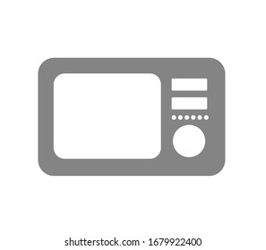 over Vector sign, grey colour oven vector icon 