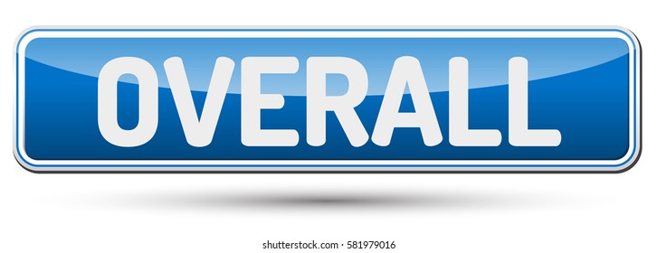 OVERALL - Abstract beautiful button with text.