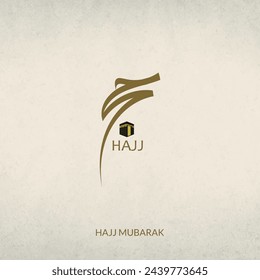 Overall, "Hajj" calligraphy serves as a beautiful and dignified representation of the sacred pilgrimage, conveying both artistic elegance and spiritual significance.