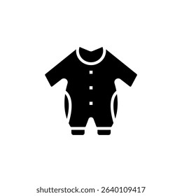 overall icons isolated on White Background. Flat style design