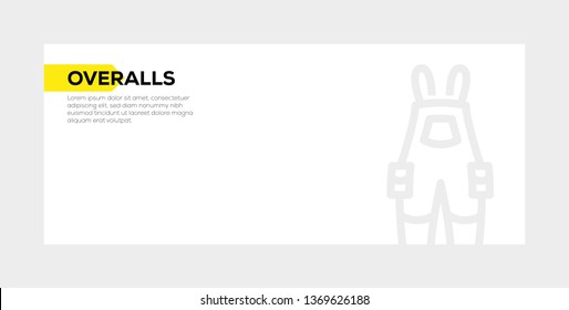 OVERALLS BANNER CONCEPT