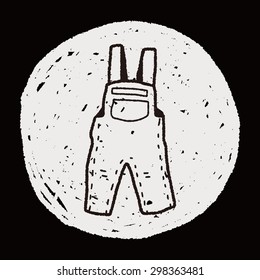 overalls doodle