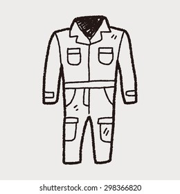 overalls doodle