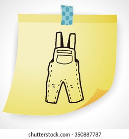 overalls doodle