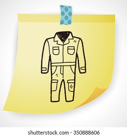 overalls doodle