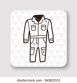 overalls doodle