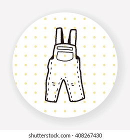 overalls doodle