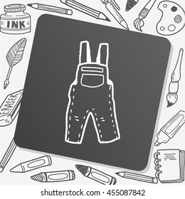 overalls doodle