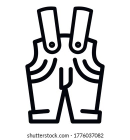 Löscht das Symbol. Umrisse mit Vektorsymbol für Webdesign einzeln auf weißem Hintergrund