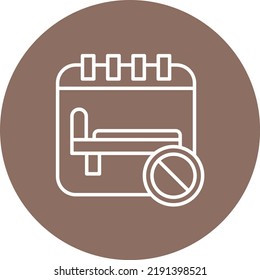 Imagen vectorial de icono de círculo de línea sobrecargada. También se puede usar para aplicaciones web, aplicaciones móviles y medios impresos.