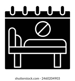 Überbuchte Vektorgrafik Line Icon Design