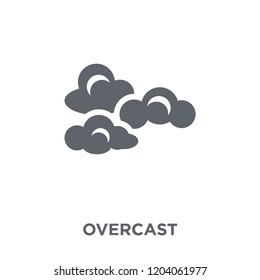Overcast icon. Overcast design concept from  collection. Simple element vector illustration on white background.