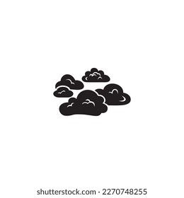 overcast icon symbol sign vector