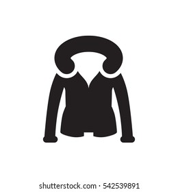 overcoat icon illustration isolated vector sign symbol