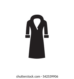 overcoat icon illustration isolated vector sign symbol