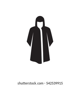 overcoat icon illustration isolated vector sign symbol
