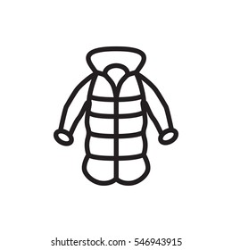 overcoat icon illustration isolated vector sign symbol