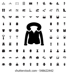 overcoat icon illustration isolated vector sign symbol