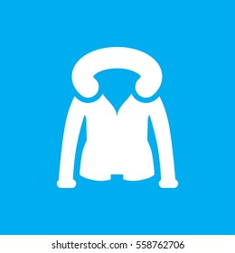 overcoat icon illustration isolated vector sign symbol