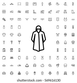 overcoat icon illustration isolated vector sign symbol