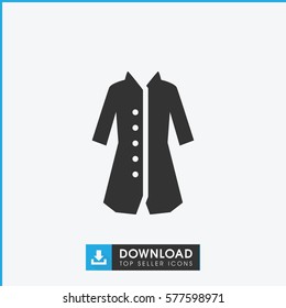 overcoat icon illustration isolated vector sign symbol