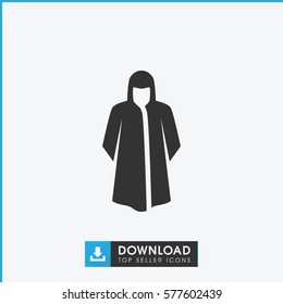 overcoat icon illustration isolated vector sign symbol