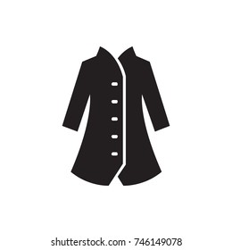 overcoat icon illustration isolated vector sign symbol