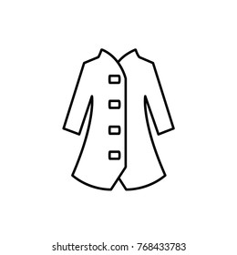 overcoat icon illustration isolated vector sign symbol