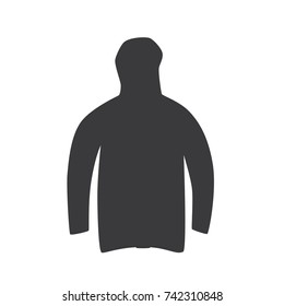 Overcoat icon, vector illustration design. Winter collection.