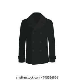 Overcoat icon, vector illustration design. Winter collection.
