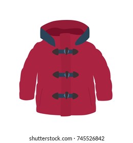 Overcoat icon, vector illustration design. Winter collection.