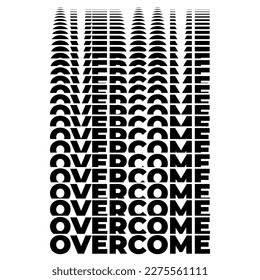 OVERCOME BLENDED STACKED TEXT EFFECT