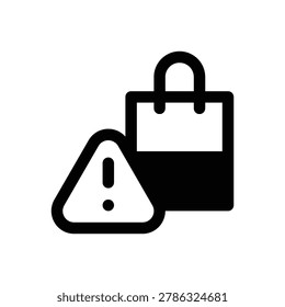 Overconsumption. Outlined stroke vector icon with black-filled details.