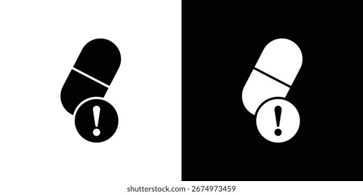 Overdose icon logo. simple graphic symbols