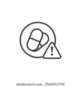 Overdose icon Symbol mark in filled style