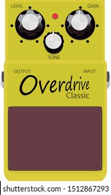 
An Overdrive Classic Electric Guitar Pedal.