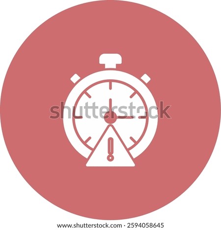 Overdue Icon Symbol Art Sign