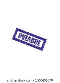 Overdue watermark stamp