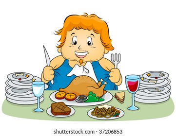 1,167 Cartoon glutton Stock Illustrations, Images & Vectors | Shutterstock