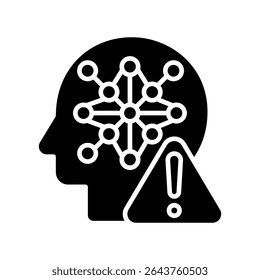 Ícone de glifo de ajuste, uso para aprendizagem de máquina, educação, indústria de tecnologia, UI, kit UX, desenvolvimento de aplicativo e web, digital ou impressão.